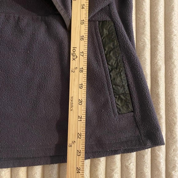 The North Face Fleece quarter zip Purple pockets small sku073 - Picture 8 of 11